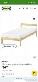 rám postele - Neiden(Ikea)- 2ks
