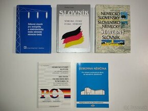 Nemecké odborné slovníky + učebnica
