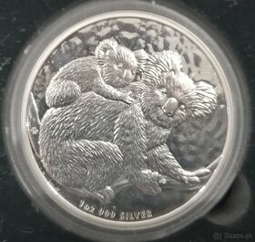 Kompletná séria koala - strieborné mince