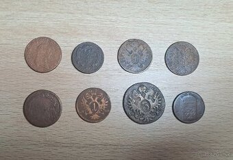 Mince (RU) uhorske, kreuzere,poltury