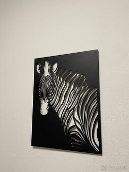 Nástenná dekorácia - zebra