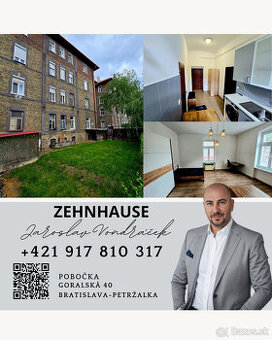 Predaj 1 izbový byt Zehnhaus, Palariková 1