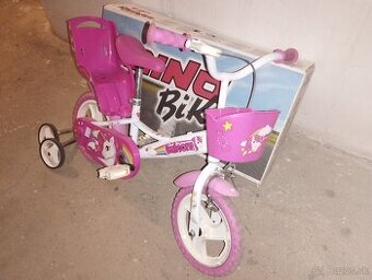 Predám bicykel 12'' Unikorn, pre deti z výškou 87-110 CM.