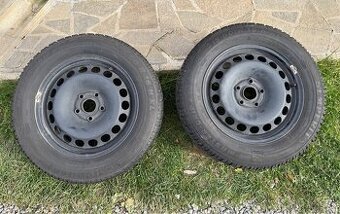 Plechove disky (sada kolies) so zimnými pneu 5x112 R16