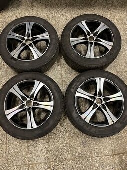 5x112 r16 elektróny Volkswagen+letne pneu 205/55 r16 Kleber