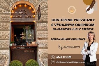 Odstúpenie prevádzky s výdajným okienkom na Jarkovej ulici