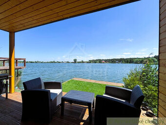 Moderná chata na brehu jazera- rybolov, relax a pohodlie, - 1