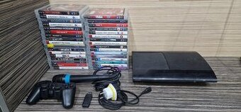 Predám PS3 Super Slim s hrami