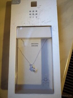 Dánska strieborná retiazka s priveskom