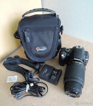 Nikon D60 + stabilizovaný teleobjektív 55-200mm VR