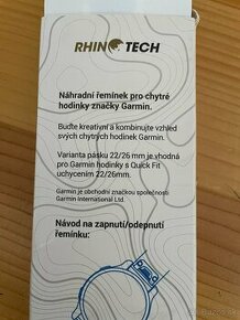 Remienok RhinoTech pre Garmin QuickFit športový silikónový 2