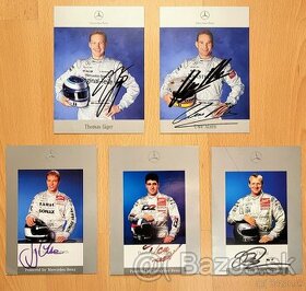 Mercedes Motorsport originální autogramy DTM 1995-2001