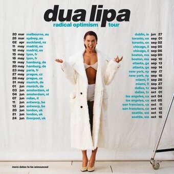 Dua Lipa Praha 27.5.2025