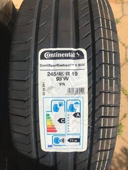 245/45r19 predám 1 x pneu Continental