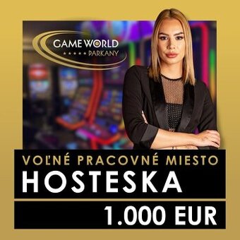 VOĽNÉ PRACOVNÉ MIESTO - HOSTESKA
