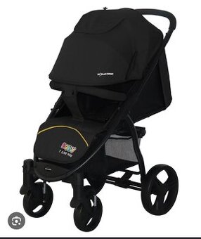 Detsky športový kočík mama kiddies-cierny - 1