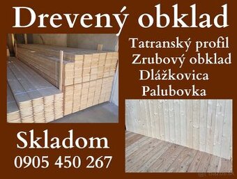 Tatranský profil / Drevený obklad / Perodrazka / Dlazkovica