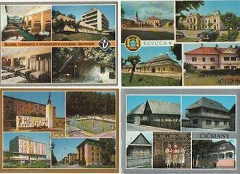 Pohľadnice Slovensko,Česká republika a Morava