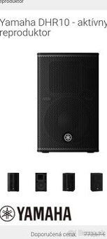 Yamaha dhr 10 aktivne reproduktory