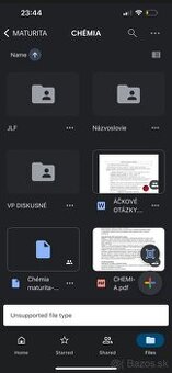 Maturitné otázky CHÉMIA - 1