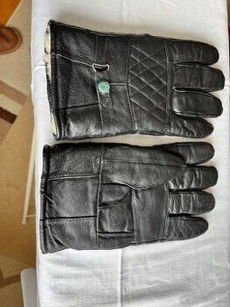 Čierne zateplené rukavice