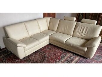 Luxusní moderní rohová kožená sedací souprava,2496