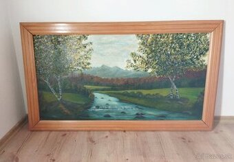 obraz olej na plátne J. Pilát