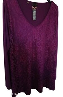 PEKNÁ KRAJKOVÁ BLÚZKA/ TUNIKA NOVÁ veľ.48/50