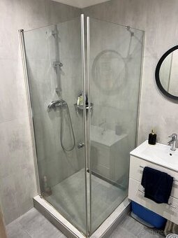 Sprchový kút s batériou + batéria k umývadlu