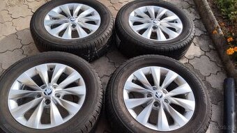 Sada alu diskov 5x112 pneu.BRIDGESTONE 215/60R16