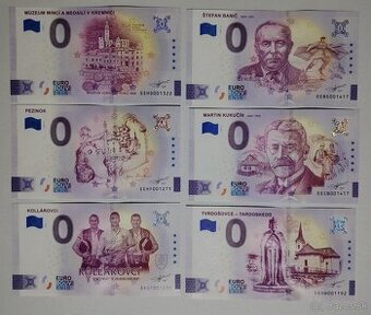 0€ / 0 euro suvenírová bankovka