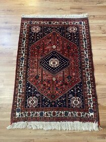 Ručne viazaný vlnený koberec Abadeh, top stav, 166x104 - 1