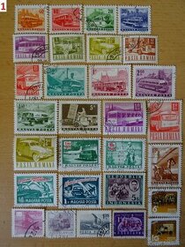 Nádherné poštové známky AUTÁ
