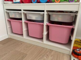 Úložný systém, regál Ikea Trofast