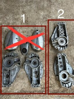 Kartre, bloky motora ČZ 150 C
