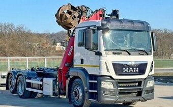 9197 - MAN TGS 26.400 - 6x2 - Nosič kontejnerů + HR-PENZ 12Z