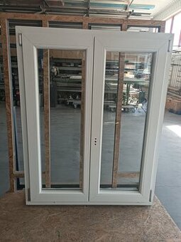 Na predaj plastové okno 2 krídlové Š: 1050mm, V: 1350 mm