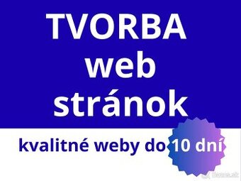 TVORBA web stránok