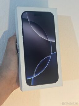 Dobrý deň Ponúkam na predaj iPhone 16 Pro MAX 256GB Black
