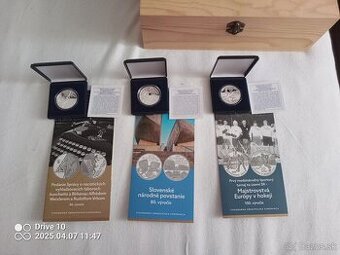 Predám tieto 3 prekrásne 10€ proof
