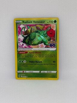 Pokémon karta Radiant Venusaur 004/078 – EX – ORIGINÁL