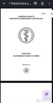 Najnovšie podklady 2026 +materiály na prijímačky LF UK v PDF