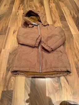 Zimná bunda hnedá 86/92