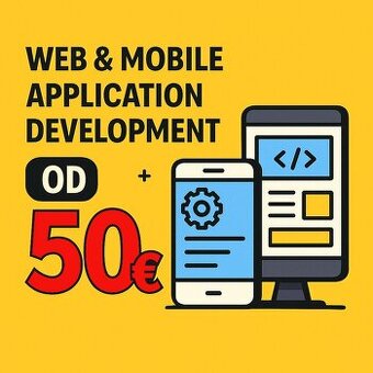 Vývoj mobilných aplikácií, webových stránok a e-shopov