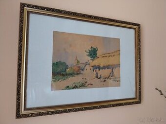 Antal Neogrády akvarel