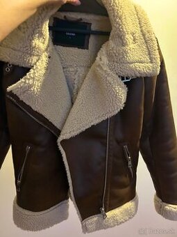 Kozuch zateplená kožená bunda