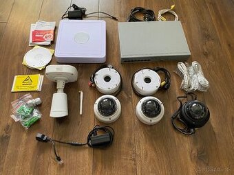 Komplet sada IP kamier Foscam s NVR a PoE switchom