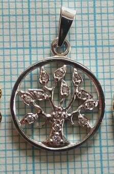 Zlatý prívesok stromček - zlato 585