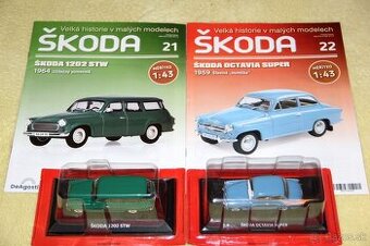 Škoda - Veľká história v malých modeloch DeAgostini 1:43