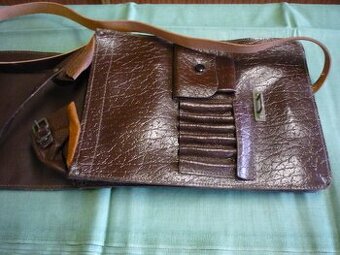 vojenská kožená brašna čsla